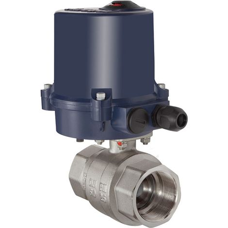 Riegler 2-Wege-Messingkuha, elektr. Stellantrieb, 230 V AC, 50 Hz, Rp 2 (1/3)