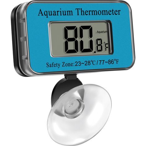 Thermomètre numérique pour aquarium avec thermomètre d'aquarium et ventouse pour température de l'eau (1/5)
