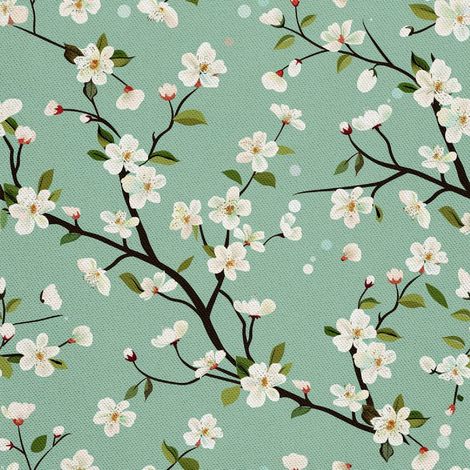 Tela decorativa Oxford para exteriores - Motivo primaveral I DX7688 (1/5)