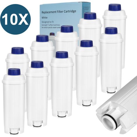 10x Filtre à eau pour Delonghi compatible pour DLSC002 EC800 ECAM ETAM (1/5)