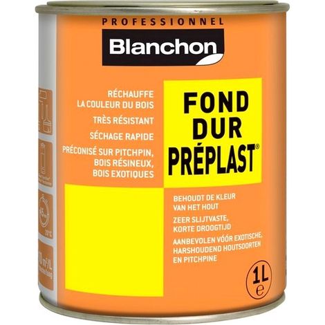 Blanchon – Fond dur professionnel glycéro pour parquets intérieurs – Très résistant – Conditionnement 1 Litre – Rendement 10m²/L