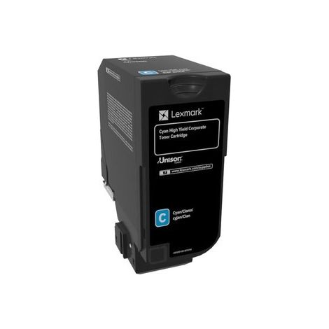 Lexmark 84C2HCE Cyan - Original XL Toner für CX725 (1/2)