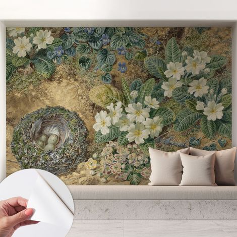 Selbsthaftend Tapete für Wohnzimmer Schlafzimmer Küche - Wanddekoration  Frühlingskomposition 208x146 cm (1/5)