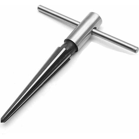 Alésoir Conique à la Main, Alésage Conique Trou de Chanfreinage Outil de Coupe à Tête Fraisée Outil de Coupe pour le Travail du Bois (5-16mm) (1/4)