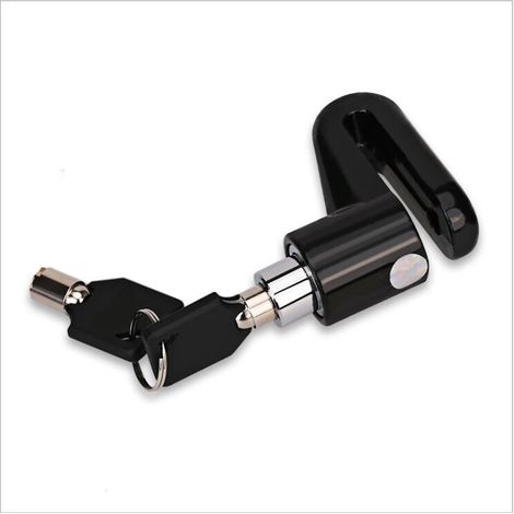 Antivol de disque de frein de sécurité pour vélo, moto, scooter, noir (1/5)