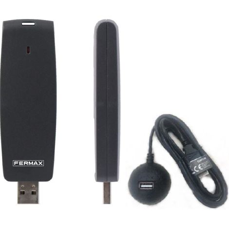 Lector sobremesa usb para tarjetas mifare 13,56mhz con soporte magnético
