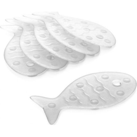 Almohadillas antideslizantes transparentes para bañera/ducha, Fish TATAY (1/3)