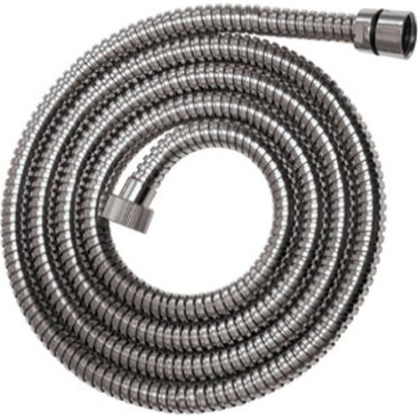 Flessibile doccia in acciaio cm 200 cm doppia aggraffatura, cromato (1/2)