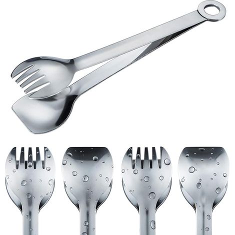 Lot de 4 mini pinces en acier inoxydable, 15,2 cm Petite Pinces de Service Multi-usages (1/5)
