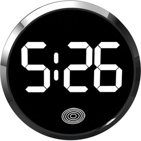 Adatto per orologi digitali da interno, con display a LED, orologio da cruscotto resistente alle intemperie, facile da installare, con retroilluminazione nitida, compatibile con la maggior parte dei m