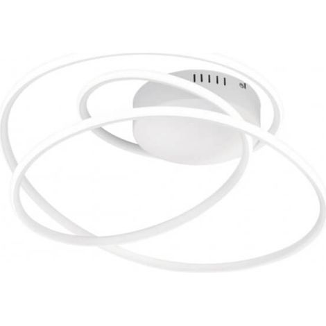 Plafón LED integrado de metal blanco mate - Bolonia