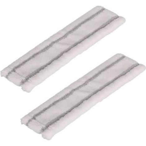 pair Lot de 2 chiffons en microfibre pour nettoyeur de vitres Karcher WV1 WV50 WV75 (1/4)