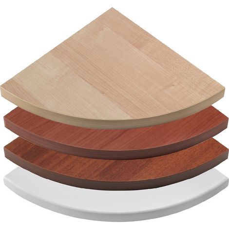 MENSOLA ANGOLARE 25x25 cm - spess. 1,8 mm - Colore Acero