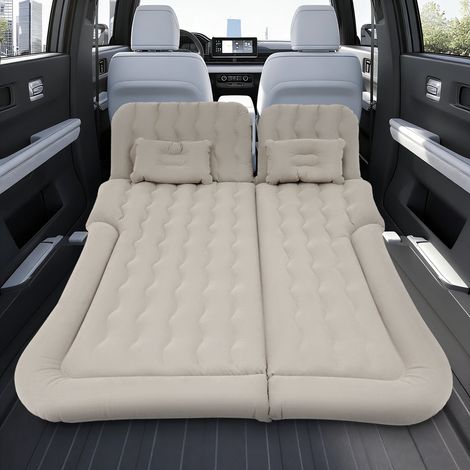 SUV-Luftmatratze mit einer Tragkraft von 300 kg, graue aufblasbare SUV-Luftmatratze, Auto-Luftmatratze 5,71 × 4,13 ft (1/5)
