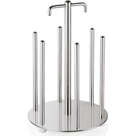 Distributeur de bols pour 52 bols Ø 14 cm H 29 cm inox - Was Germany