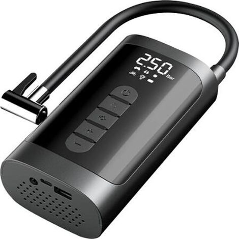 Inflador de neumáticos inteligente, inalámbrico y multifuncional para coche, recargable por USB, con pantalla digital, bomba de neumáticos portátil. (1/5)
