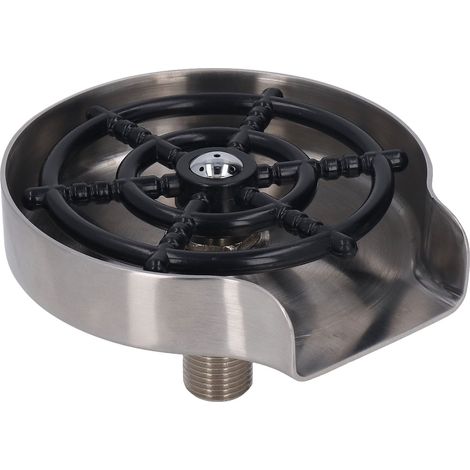 Rince-verres haute pression pour évier, lave-tasses automatique en acier inoxydable, raccord EU 3/8 filetage 16mm