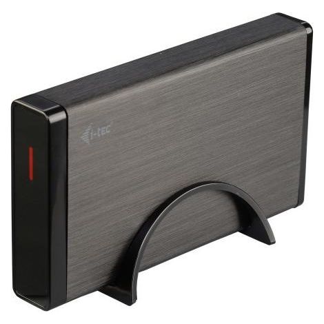 i-tec MYSAFE35U401 contenitore di unità di archiviazione Custodia per Disco Rigido (HDD) Nero, Metallico 3.5" (1/5)