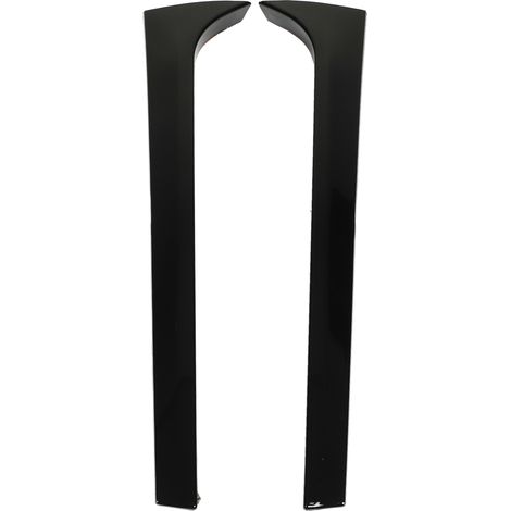 paire de becquets latéraux de lunette arrière noir brillant (1/4)