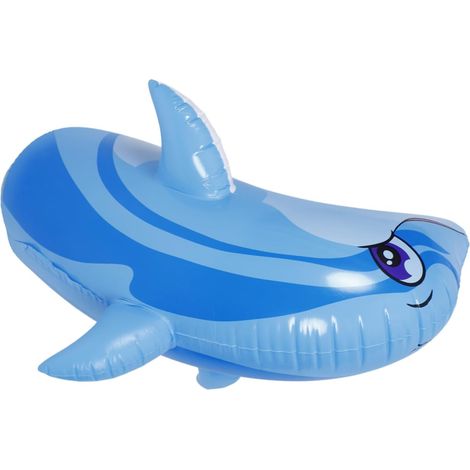 Dauphin Gonflable en PVC Coloré pour Piscine, Jouet Flottant Facile à Ranger, Design Gonflable, pour Décoration et Jeux en Extérieur (1/5)