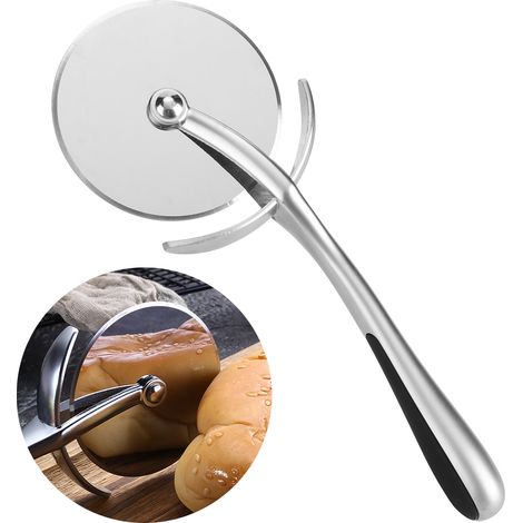 Professional Multifunctional Zinc Alloy Pastry Pizza Wheel Cutter Kitchen Supplies (1/5)