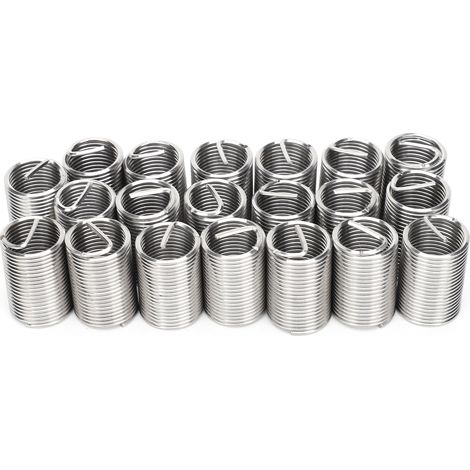 Lot de 20 réducteurs de filetage, douilles de conversion, vis de fixation M12 x 1,252,5D