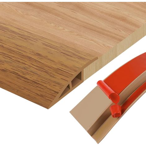 Adhesive Threshold Bar, Multi-Level Threshold Bar for Connecting Floor Seals and Threshold Transitions of Carpet, Tiles (1/5)