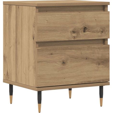 Maison Exclusive - Nachttisch Artisan-Eiche 40x35x50 cm Holzwerks