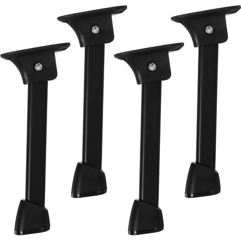 de 4 pieds de table pliables en fer robustes et modernes