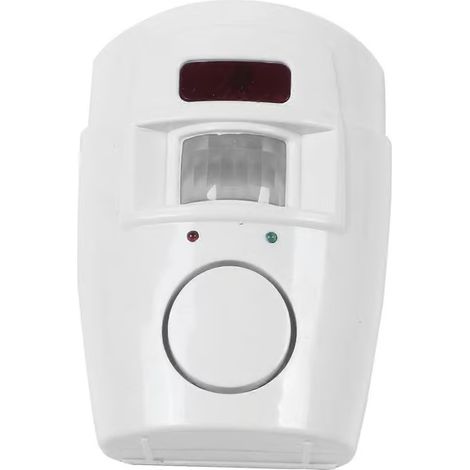 Système d'alarme sans fil pour la maison avec détecteur + 2 télécommandes et alarme à détecteur de mouvement infrarouge PIR (1/5)