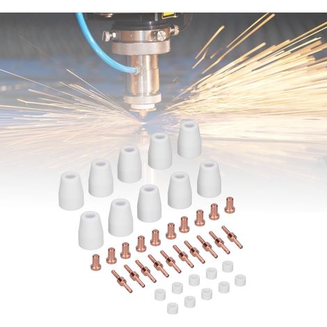 40-teiliges Zubehörset für die Shuntmaschine: Elektroden, Düsen, Keramikdüsen usw. (PT-31). (1/5)