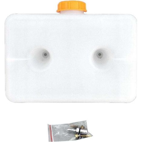 RéServoir de Carburant Chauffage Stationnement D'Air en Plastique 5L Stockage D' à 2 Trous avec Couvercle pour Mazout Caravane Camion Voiture