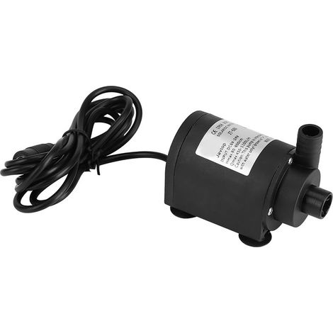 Pompe de circulation d'eau chaude 24 V CC 1100 L/h, moteur solaire sans balais, hauteur de refoulement 7 m (1/5)