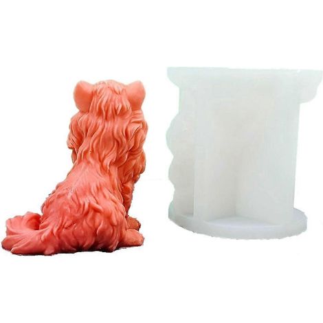 Moule à bougie géométrique en silicone pour la fabrication de bougies, réutilisable, pour résine. (1/4)