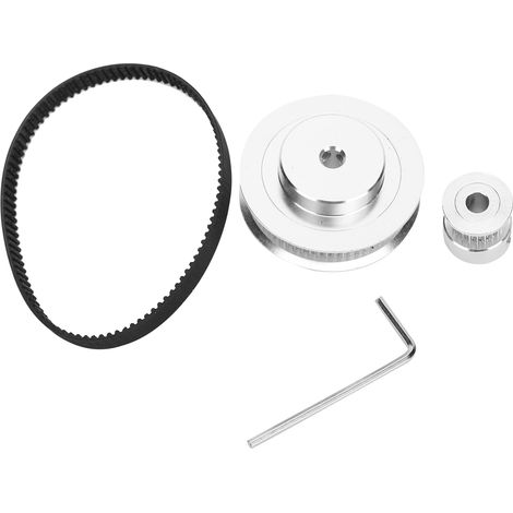 Poulie de distribution synchrone à pas de 20/60 dents en aluminium pour imprimante 3D P36‑GT2‑6‑BF (1/5)