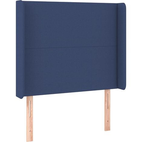 Maison Exclusive - Testiera ad Orecchio Blu 93x16x118/128 cm in Tessuto
