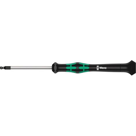 Wera 2052 Elektronik-Sechskant-Kugelkopfschraubendreher, 1/8" x 60 mm - 05118103001
