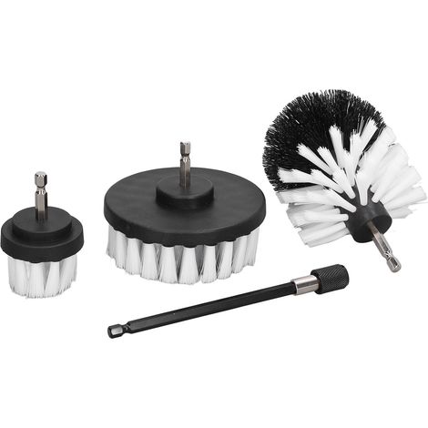 Kit de nettoyage de voiture avec brosse de perceuse (4 pièces) et rallonge électrique incluses. (1/5)