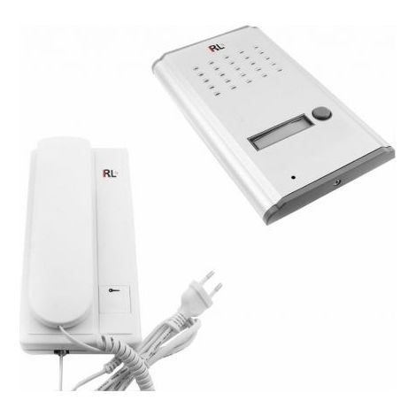 KIT CITOFONO MONOFAMILIARE PULSANTE APRICANCELLO A INCASSO (1/5)