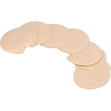 100 Filtres à Café Ronds Naturels en Pulpe de Bois Non Blanchis - Pour Maison, Restaurant ou Café