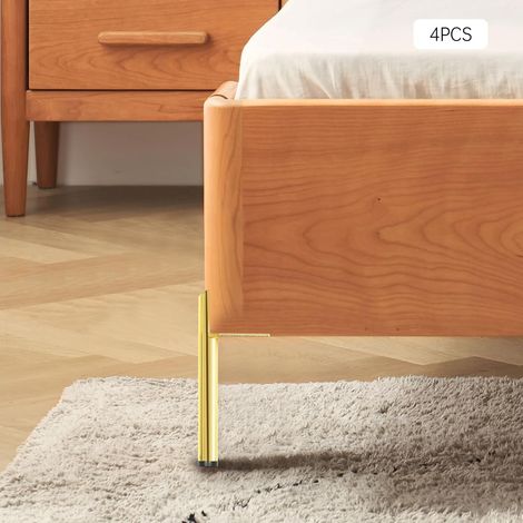 4 pièces canapé, lit, pieds de meubles de table basse, pied de table en métal DIY, facile à installer (15 cm) (1/4)