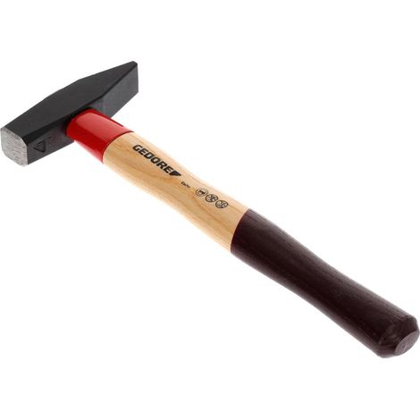 600 E-400 Martillo de herrero ROTBAND-PLUS con mango de fresno 400 g