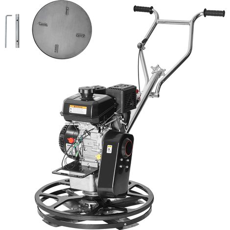 Mophorn-Glättmaschine, 24-Zoll-Zement-Glättmaschine zum Hinterherlaufen, 6 PS-Betonoberflächenglätter mit Benzinmotor, Hochleistungs-Estrichmaschine für den gewerblichen Gebrauch