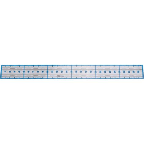 Règle De Couture En Acrylique Antidérapante Pour Patchwork Et Loisirs Créatifs - Outil De Mesure Précis - 1 Pièce (1/5)