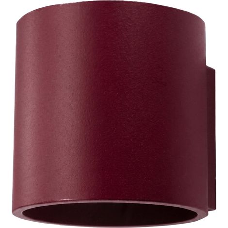 Appliques Orbis aluminium bourgogne 1xG9 10cm Sollux (1/5)