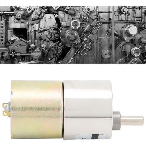 XD-37GB520 + Standard + Drehzahlregler Miniatur-Gleichstrom-Getriebemotor DC12V Niedrigdrehzahl-Gleichstrommotor mit einstellbarer Vorwärts- und Rückwärtsdrehzahl 600 U/min (1/5)