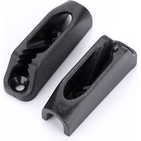 1 Paire de Boucle de Cordage en Plastique Noir pour Kayak Canoë Bateau à Rames (1/5)