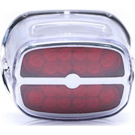 Feu arrière LED pour motoavec clignotantsfeu stopéclairage de plaque d'immatriculation et feu arrière pour Harley XL883 XL1200 (1/5)