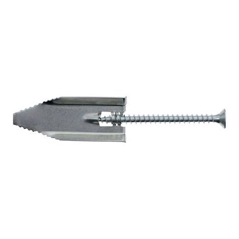 cheville plate pour double cloison en plaque de platre - boite de 50 - bizline 710657