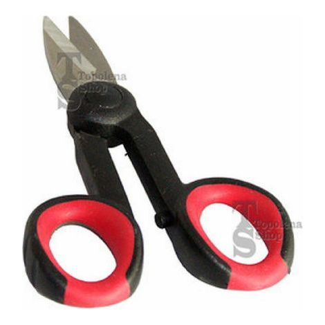 FORBICE FORBICI SPELLA FILO CAVO PER ELETTRICISTA TAGLIA CAVO LAME CROMATE CAVI